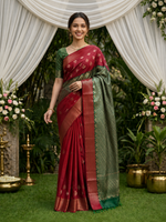 Emerald Royale Soft Silk Saree