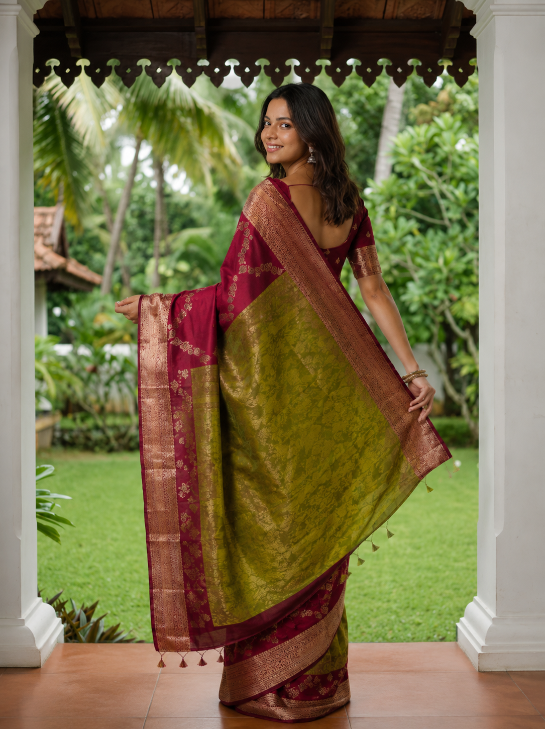 Premium Soft Silk Blend Zari Woven Saree