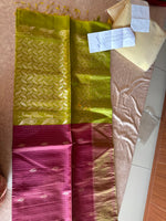 Premium Soft Silk Blend Zari Woven Saree