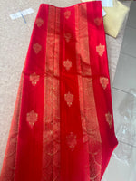 Royal Crimson Kanchipuram Heritage Soft Silk Saree