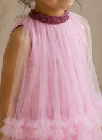 Blush Pink Tulle Party Dress