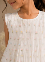 Off White A-Line pleated frock