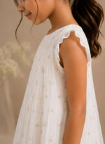 Off White A-Line pleated frock